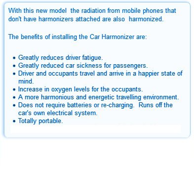Car Harmonizers instruction