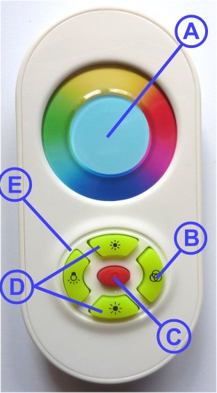 Color Therapy Lightbox Remote Control
